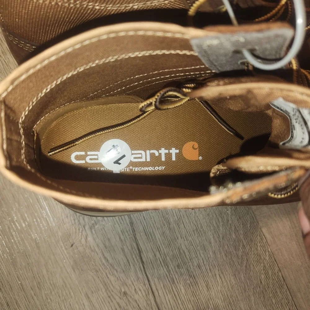 Carhartt Force Composite‎ Toe Casual Work Boots Size 14 M  Brown Tan